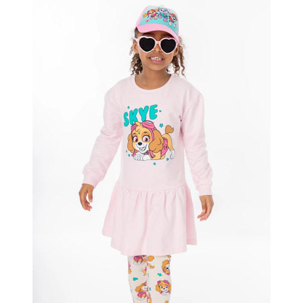 Paw Patrol Flicksweaterklänning & Leggings Set 3-4 År Pi Pink 3-4 Years