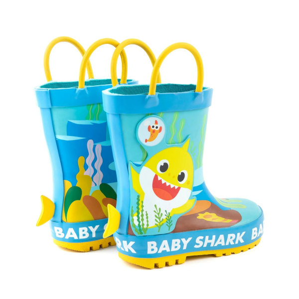 Baby Shark Childrens/Kids Garden Wellies 8 UK Child Blå/Gul Blue/Yellow 8 UK Child