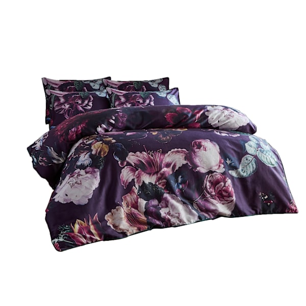 Paoletti Cordelia Blommig Påslakanset King Violet Violet King