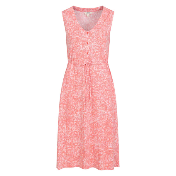 Mountain Warehouse Dam/Damer Bahamas Floral Sleeveless Klänning Coral 16 UK
