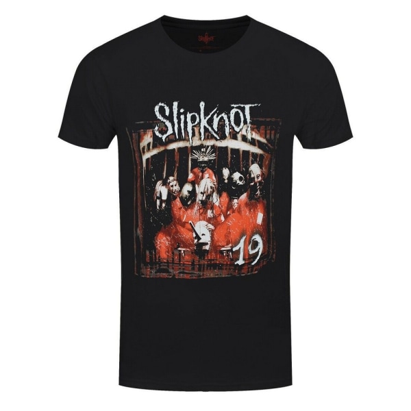 Slipknot Unisex Adult Debut Album 19 Years Back Print T-shirt L Black L