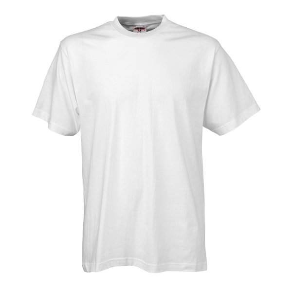 Tee Jays herr T-shirt med kort ärm S vit White S