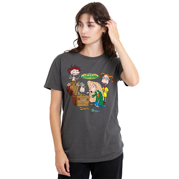 The Wild Thornberrys Unisex Vuxen Treasure Hunt T-Shirt XXL Cha Charcoal XXL