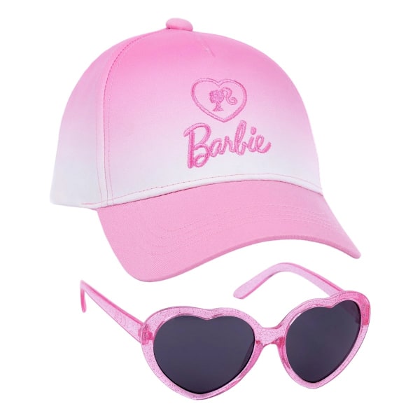 Barbie Flickor Ombre Keps Set One Size Rosa/Vit Pink/White One Size