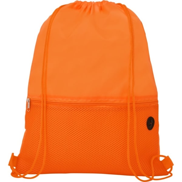 Bullet Oriole Mesh Dragkedja Väska En Storlek Orange Orange One Size