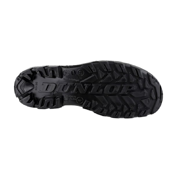 Dunlop Devon Unisex Svart Säkerhets Wellington Stövlar 38 EUR Svart Black 38 EUR