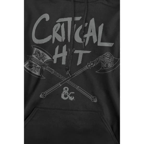 Dungeons & Dragons Herr Critical Hit Doodle Hoodie M Svart Black M