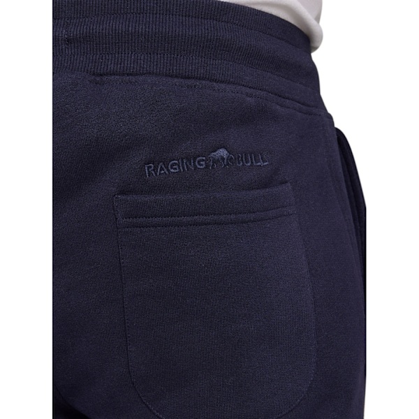 Raging Bull Män Cuffade Joggingbyxor 4XL Marinblå Navy 4XL