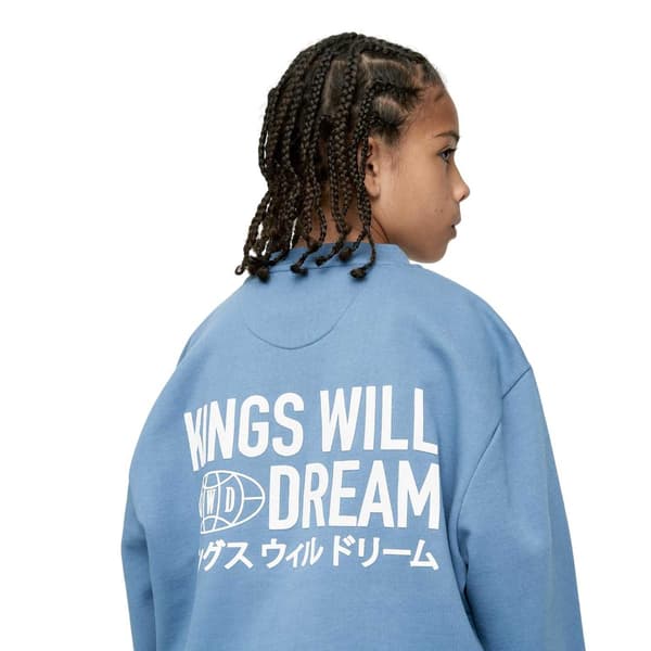 Kings Will Dream Boys Studio Title Crew Neck Sweatshirt 11-12 år Blue 11-12 Years