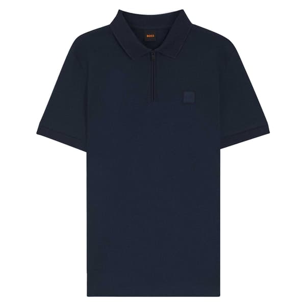 Boss Herr Regular Kortärmad Pikétröja S Blå Blue S