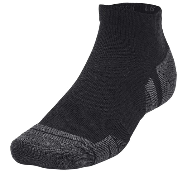 Under Armour Unisex Vuxen Performance Tech Ankelstrumpor (3-pack) Black 12 UK-15 UK