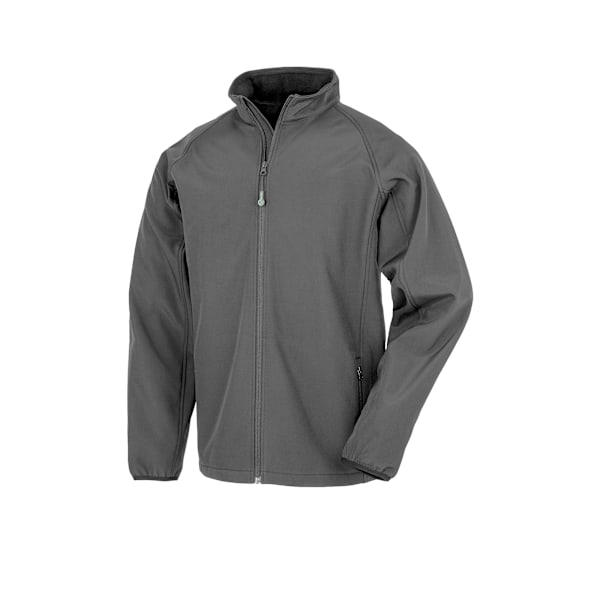 Result Äkta Återvunnen Herr Softshell Tryckbar Jacka M Workguard Grå Workguard Grey M