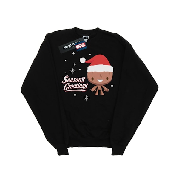 Marvel Mens Season´s Grootings Sweatshirt XL Svart Black XL