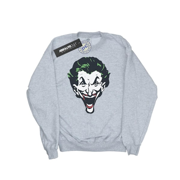 DC Comics Pojkar The Joker Stor Ansikte Sweatshirt 9-11 År Sport Sports Grey 9-11 Years