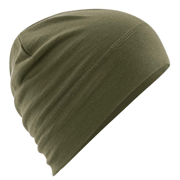 Beechfield Merino Wool Beanie One Size Military Green Military Green One Size
