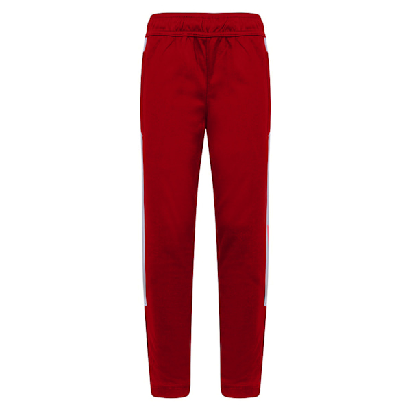 Finden & Hales Stickade Träningsoverallsbyxor för Pojkar 11/1 Red/White 11/12 Years