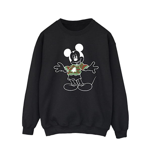 Disney Herr Mickey Mouse Jultröja Sweatshirt XL Svart Black XL