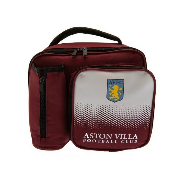 Aston Villa FC Fade Lunchpåse One Size Claret Röd/Vit Claret Red/White One Size