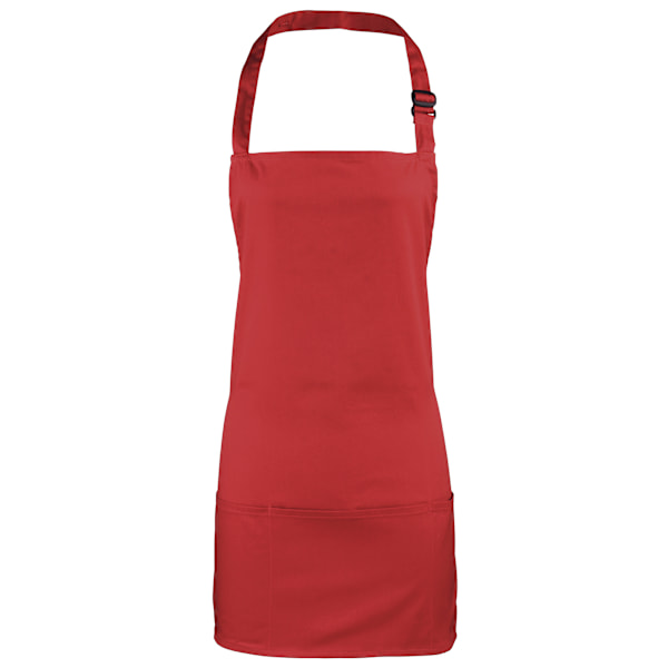 Premier Colours 2-i-1 Förkläde / Arbetskläder (2-pack) One Size Re Red One Size
