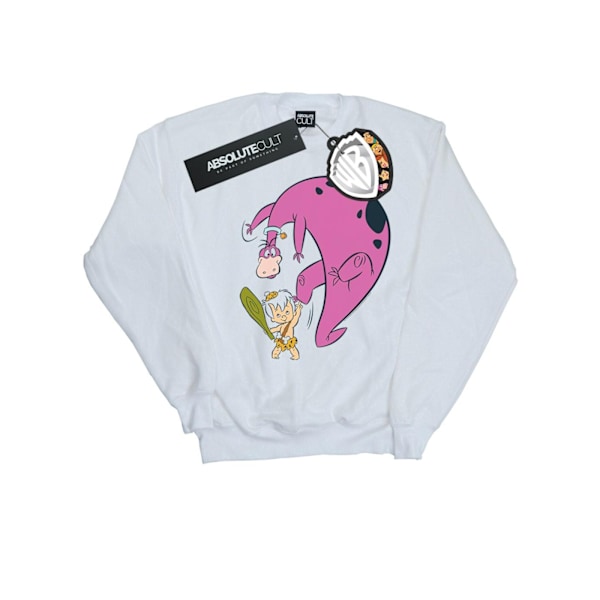 The Flintstones Boys Bamm Bamm And Dino Sweatshirt 9-11 År W White 9-11 Years