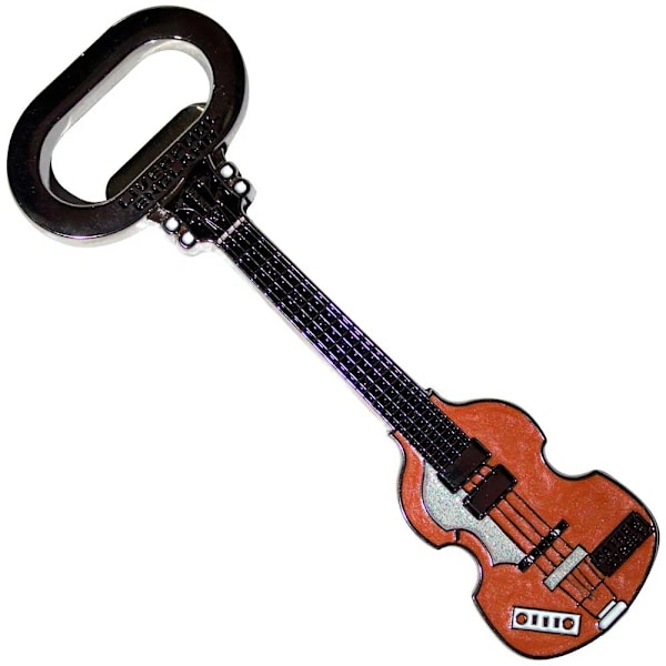 Rock Off Mathew Street Basgitarr Flasköppnare One Size Brun Brown One Size