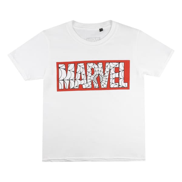 Marvel Boys Web T-Shirt 9-10 år Vit White 9-10 Years