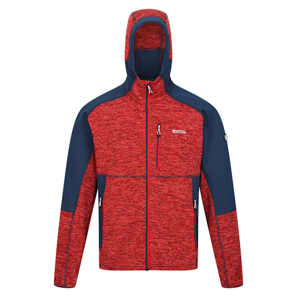 Regatta Cadford III Marl Full Zip Hoodie S Fiery Red/Moonl Fiery Red/Moonlight Denim S