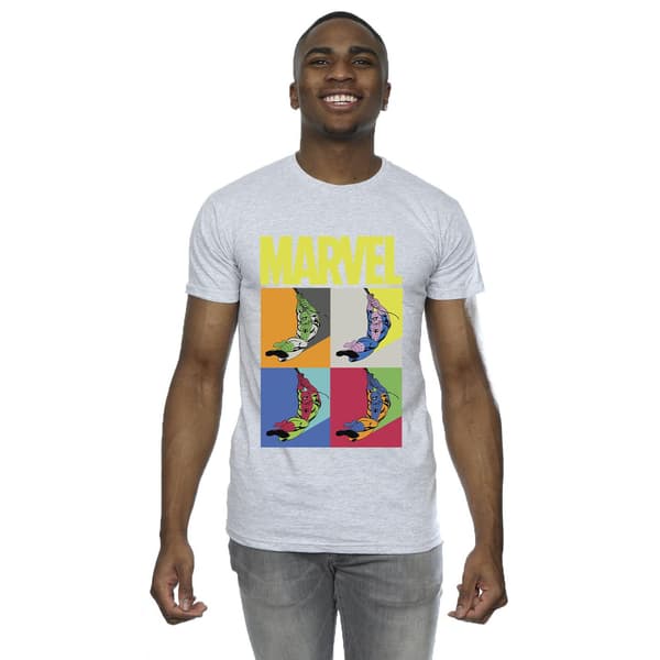 Marvel Herr Spider-Man Pop Art T-shirt XL Vit White XL