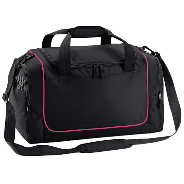 Quadra Teamwear Locker Duffelväska (30 liter) One Size Svart/Fuchsia Black/Fuchia One Size