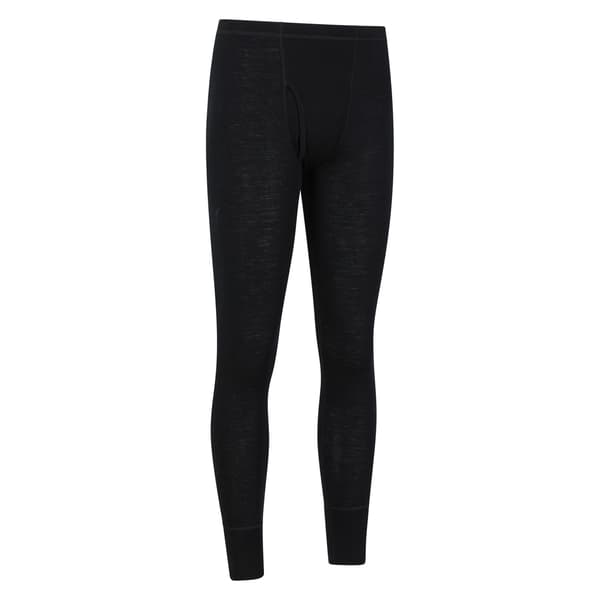 Mountain Warehouse Merino Ull Baslager Bottoms för Herr (2-pack) Black M