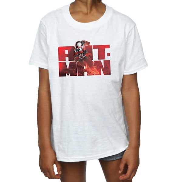 Marvel Girls Ant-Man Running Bomull T-shirt 9-11 år Vit White 9-11 Years