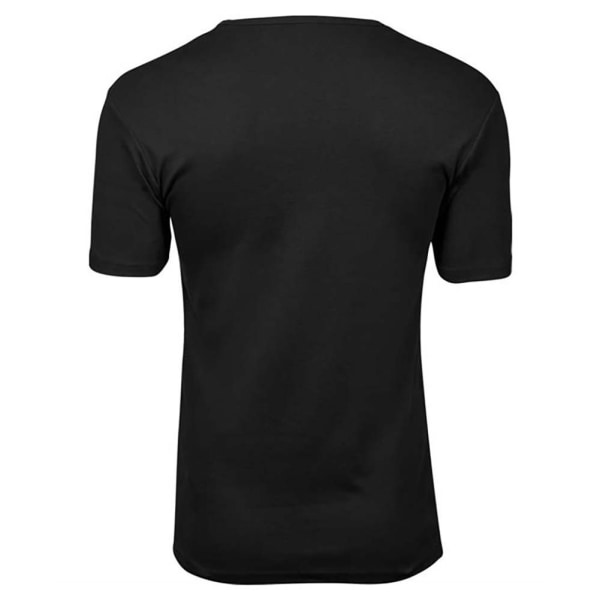 Tee Jays Mens Interlock Kortärmad T-shirt M Svart Black M