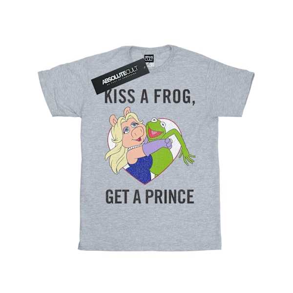 Disney Girls The Muppets Kiss A Frog Bomull T-shirt 9-11 år Sports Grey 9-11 Years