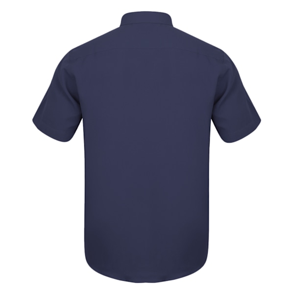Henbury Herr Wicking Kortärmad Arbetsskjorta 3XL Marinblå Navy 3XL