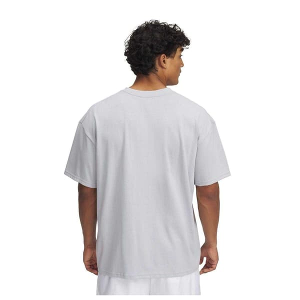 Under Armour Herr Logotyp Tung Lös T-shirt S Grå Grey S