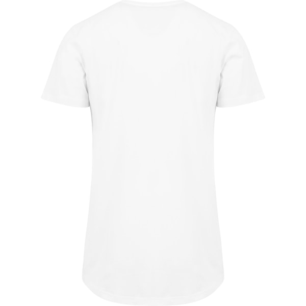 Bygg ditt varumärke Herrformad långärmad T-shirt M Vit White M