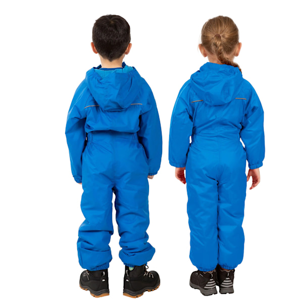 Trespass Kids Unisex Dripdrop Vadderad Vattentät Regnställ 2/3 Y Cobalt 2/3 Years