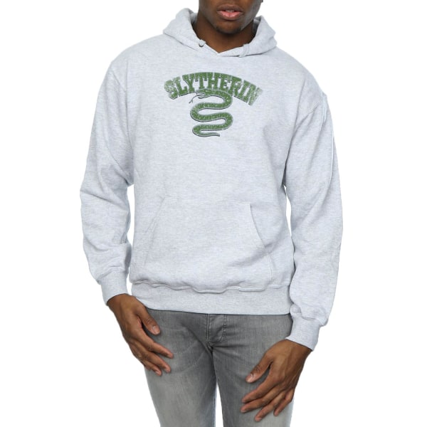 Harry Potter Herr Slytherin Sport Emblem Hoodie L Sports Grey Sports Grey L