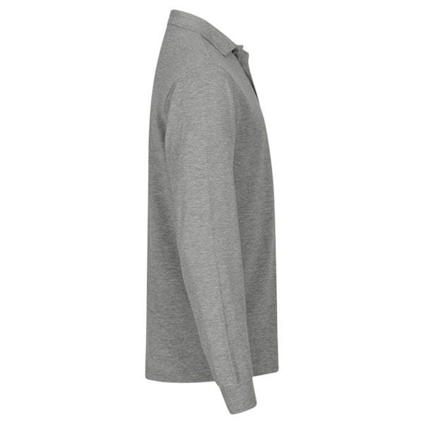 Clique Manhattan Pikétröja för män L Gråmelerad Grey Melange L