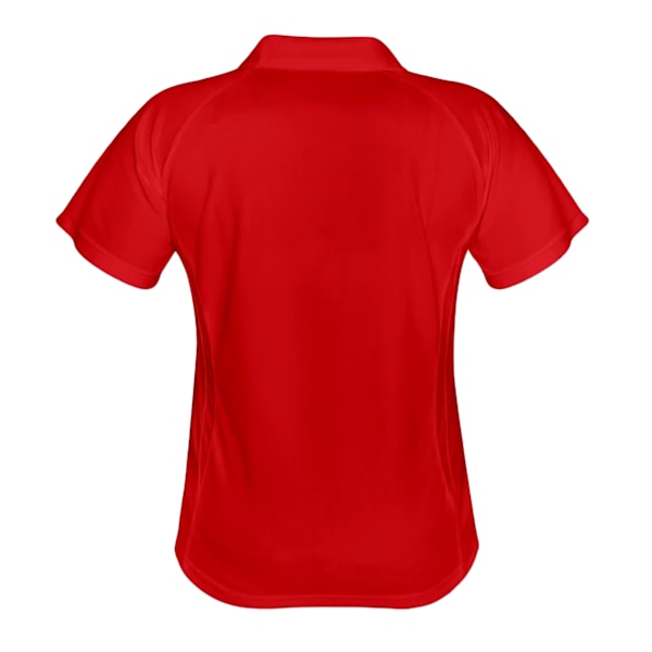 Spiro Dam/Dam Sports Team Spirit Performance Polo Shirt S Red/White S