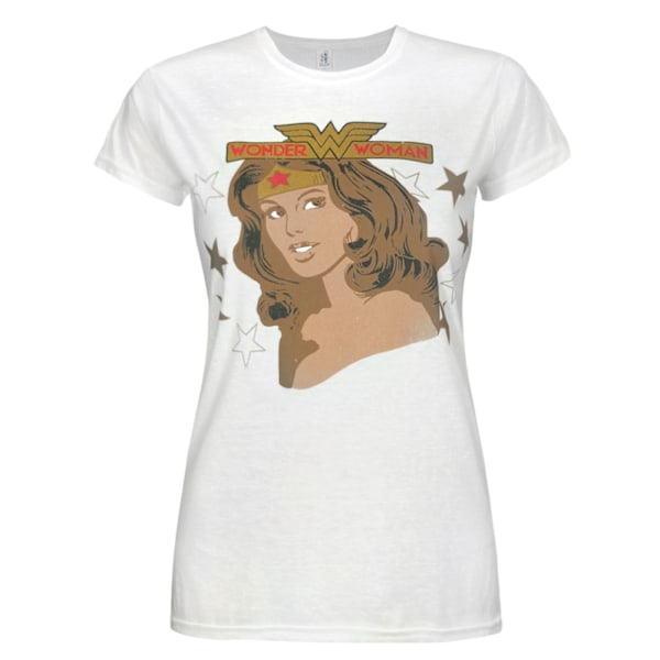 Wonder Woman Dam T-shirt S Vit White S