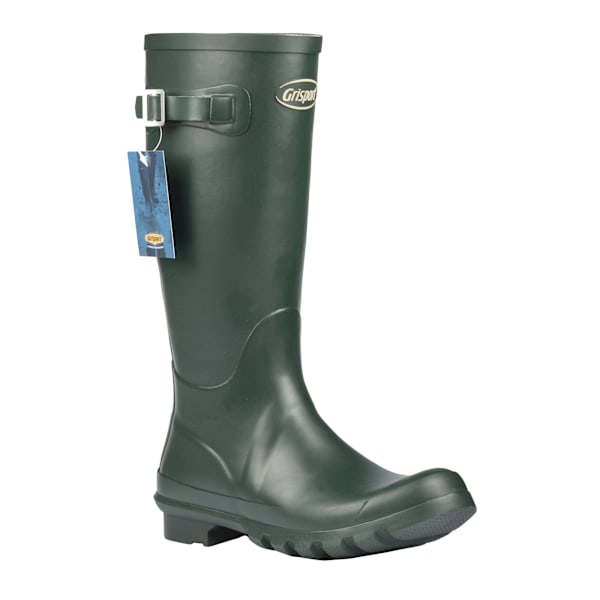 Grisport herr gummistövlar med en rem 10 UK grön Green 10 UK