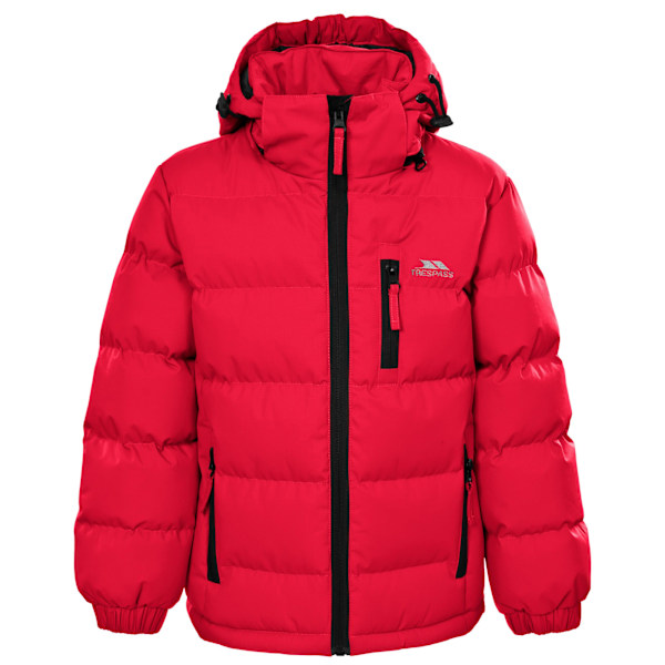 Trespass Boys Tuff Hooded Jacket 13 Röd Red 13