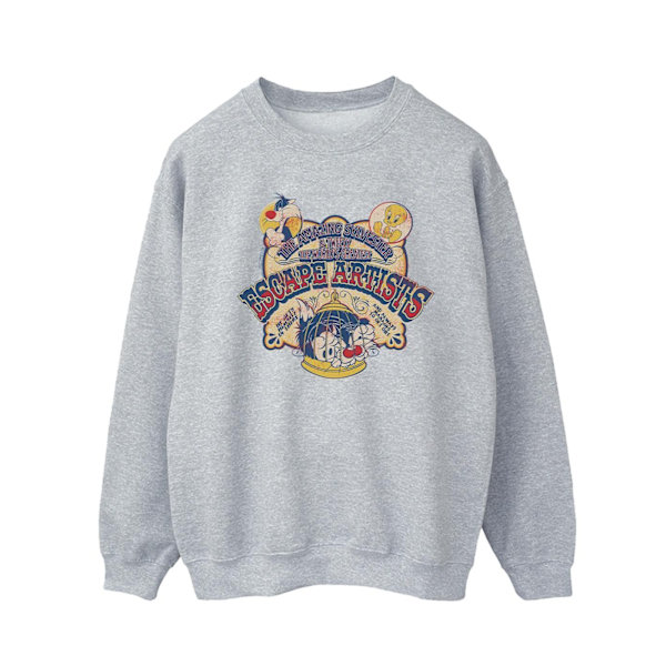 Looney Tunes Escape Artists Sweatshirt för män, 5XL, Sports Grey Sports Grey 5XL