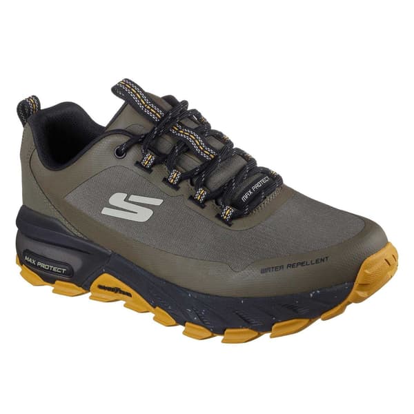 Skechers Herr Max Protect Skor 7 UK Oliv Olive 7 UK