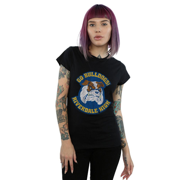 Riverdale Dam/Damer Riverdale High Bulldogs Bomull T-shirt Black S