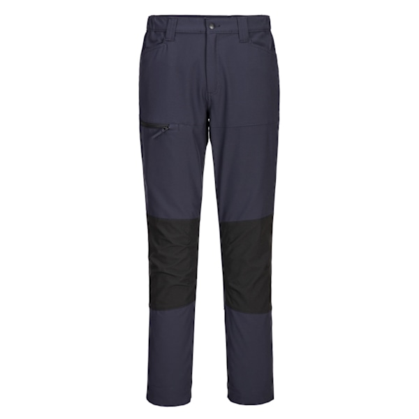 Portwest WX2 Slim Work Trousers 42R Deep Navy/Black för män Deep Navy/Black 42R