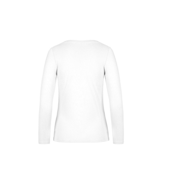 B&C Dam/Kvinnor #E190 LSL Topp XL Vit White XL
