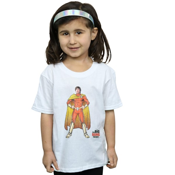 The Big Bang Theory Girls Howard Superhero Bomull T-shirt 7-8 år White 7-8 Years