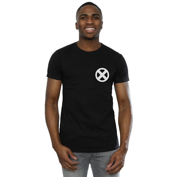 Marvel X-Men bröstsymbol T-shirt M svart Black M